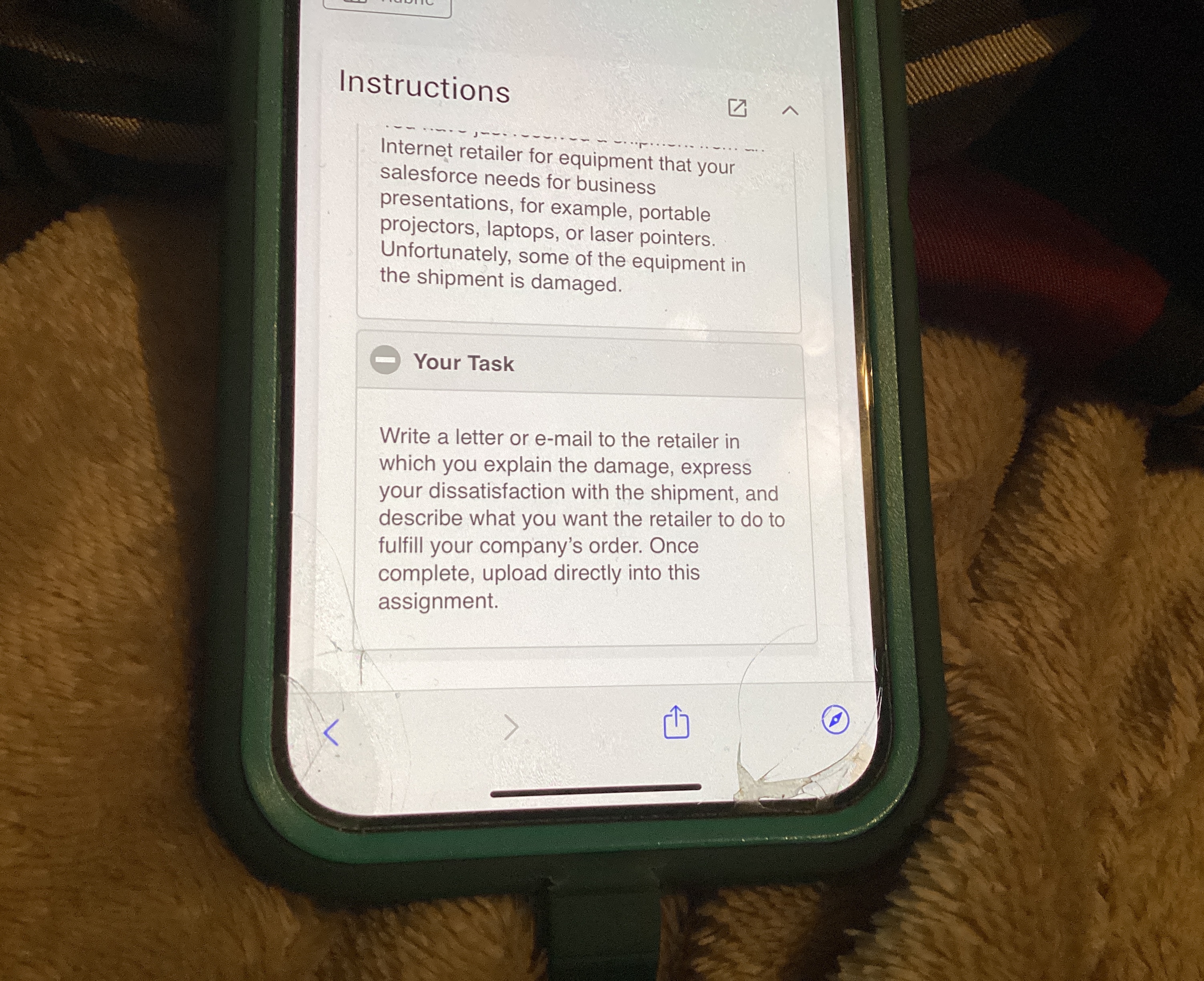  Instructions Internet retailer for equipment that your salesforce needs for business