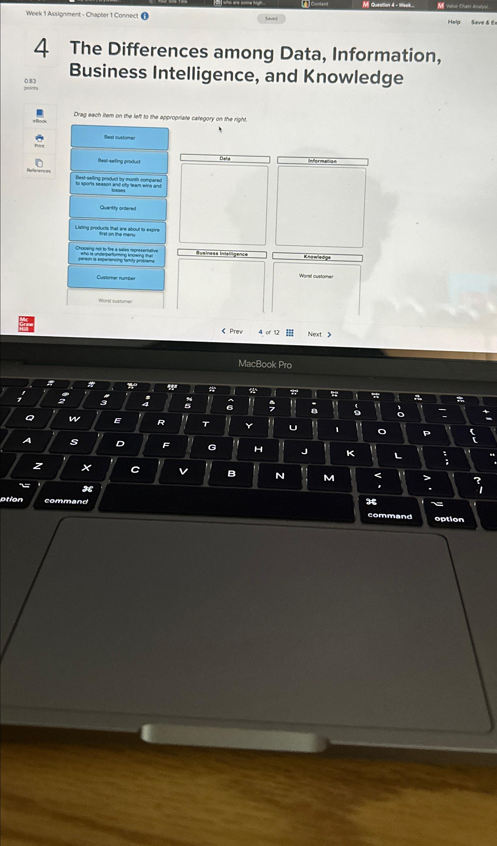  Week 1 Assignment - Chapter 1 Connect Soved 4 0.83 The