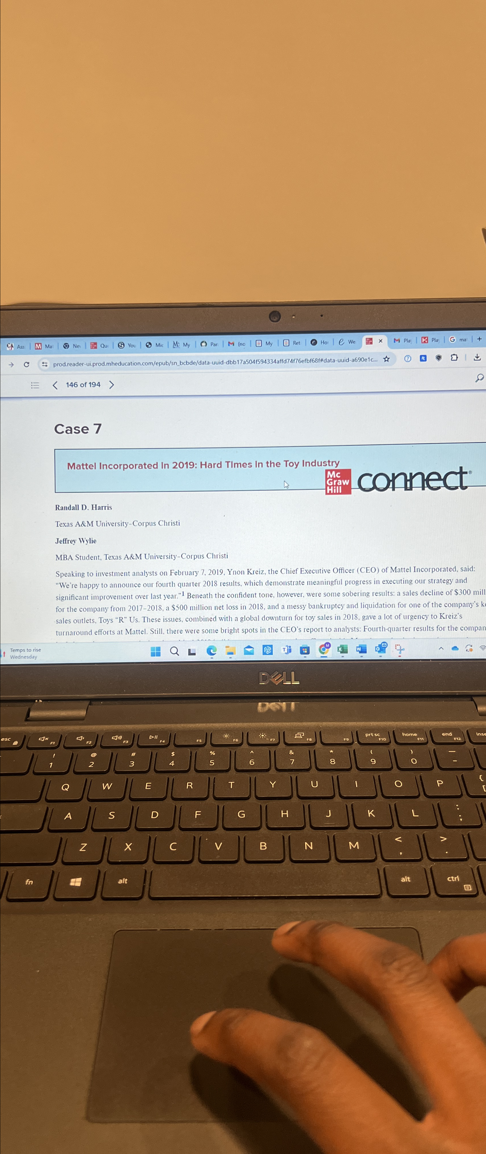  Case 7 Mattel Incorporated In 2019: Hard TImes In the Toy