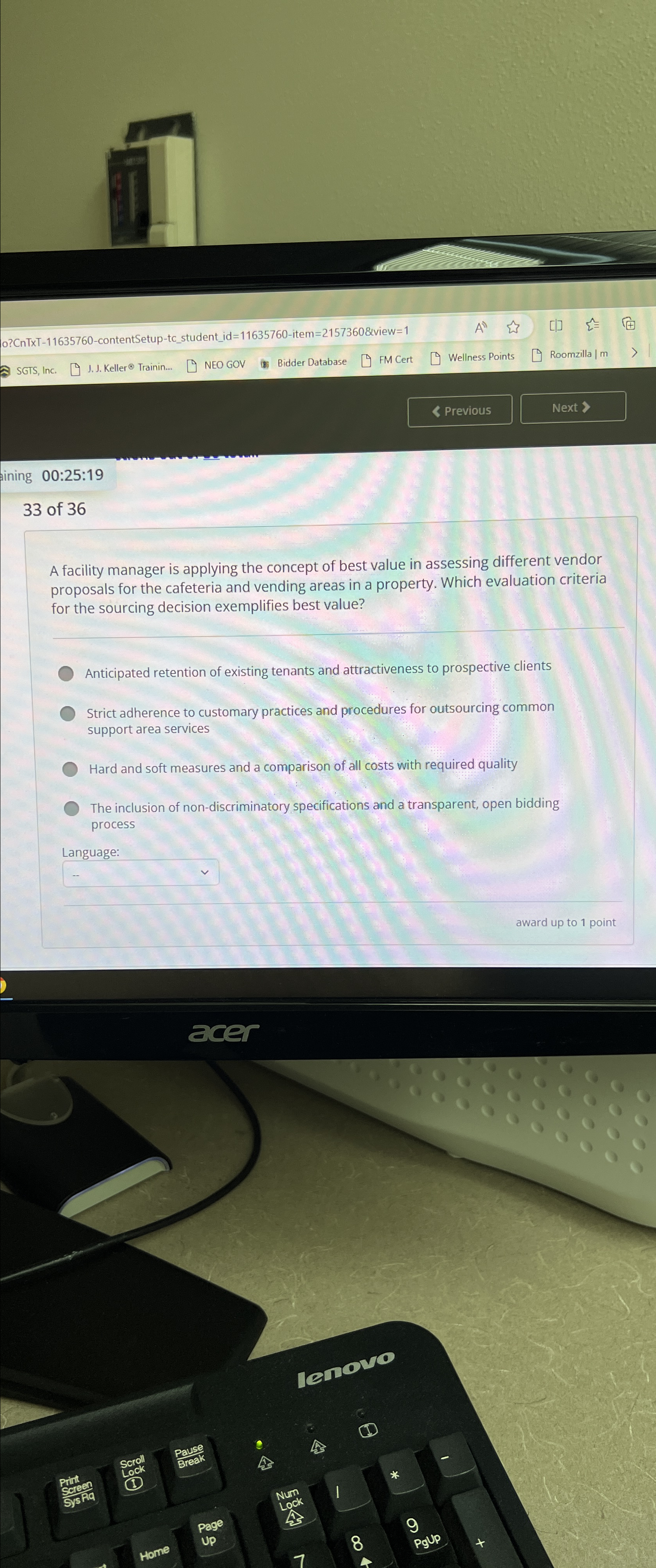  SGTS, Inc. J. J. Keller ox Trainin... NEO GOV Bidder Database
