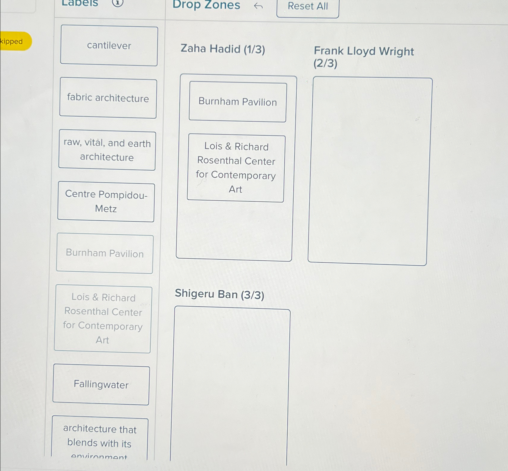  Zaha Hadid (1/3) Frank Lloyd Wright (2/3) Burnham Pavilion raw, vital,