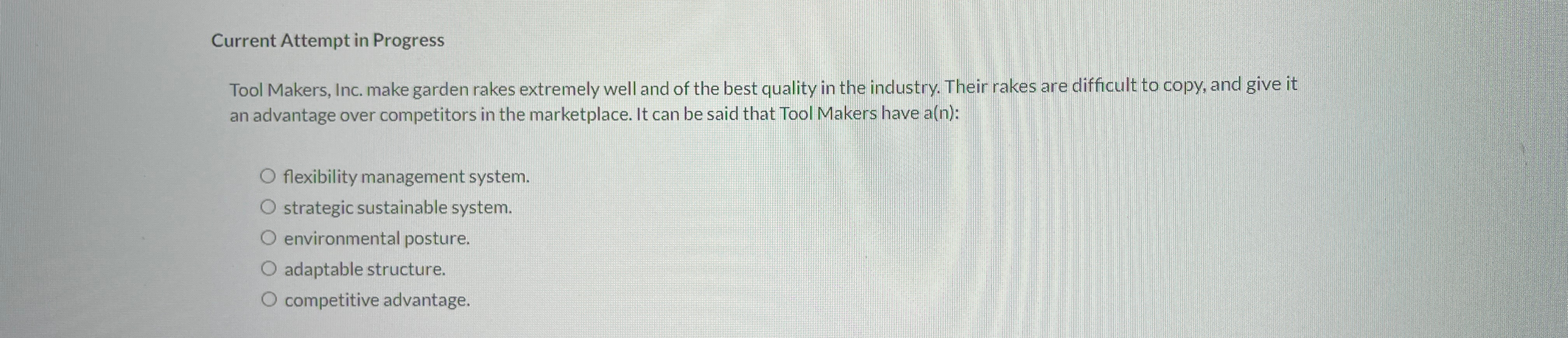  Current Attempt in Progress Tool Makers, Inc. make garden rakes extremely