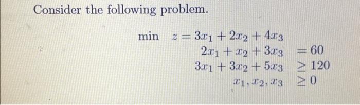 please solve the following model using the Excel solver. Consider the following
