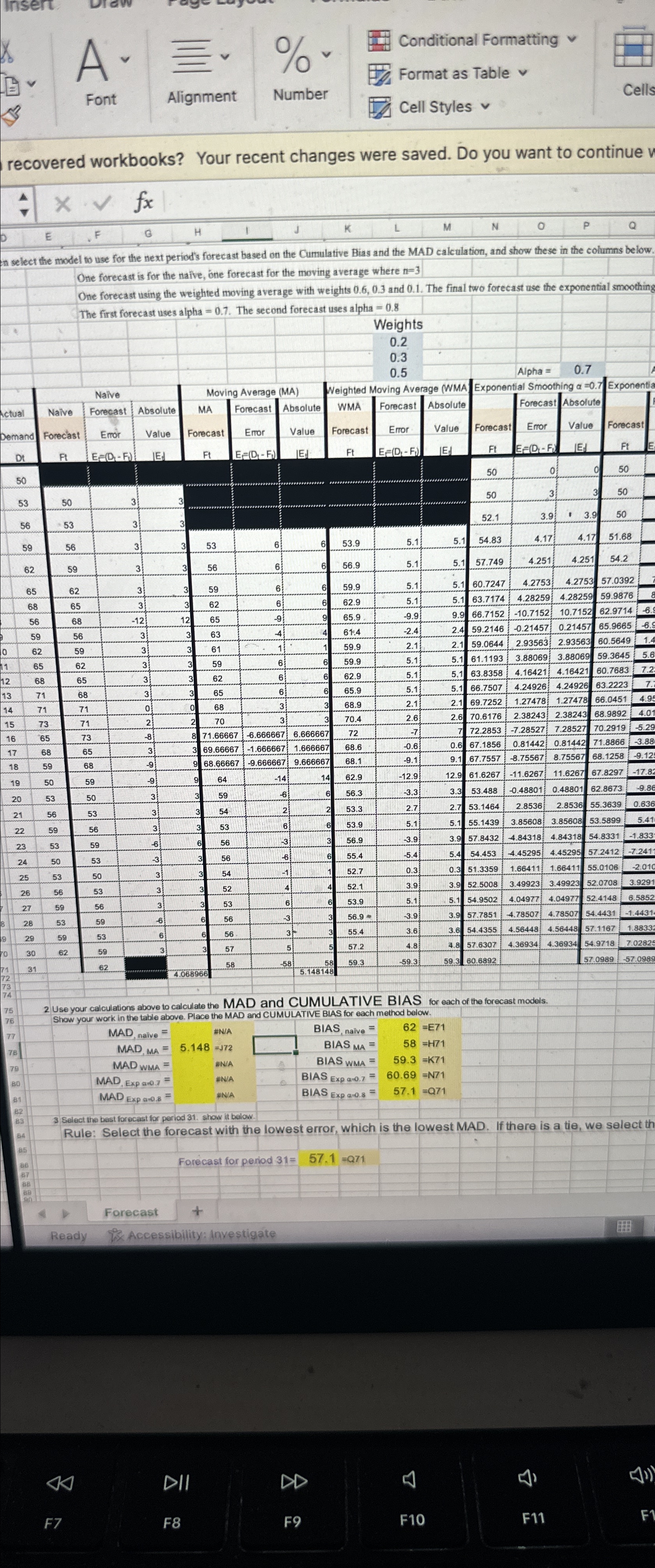  Conditional Formatting Format as Table Cell Styles recovered workbooks? Your recent