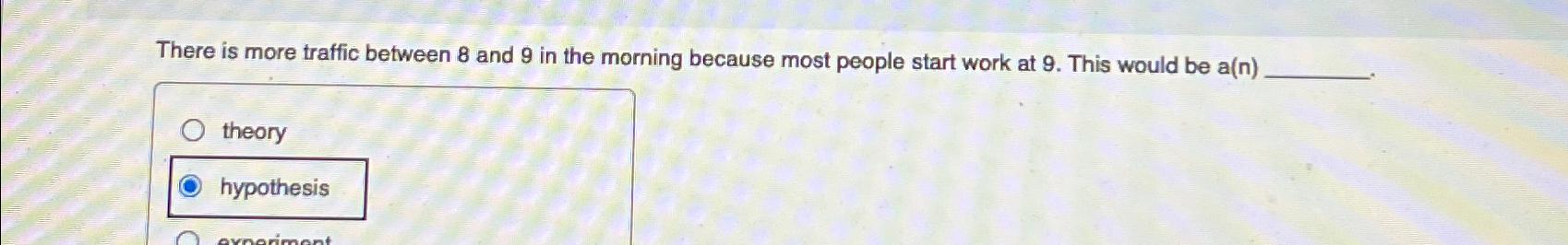  There is more traffic between 8 and 9 in the morning