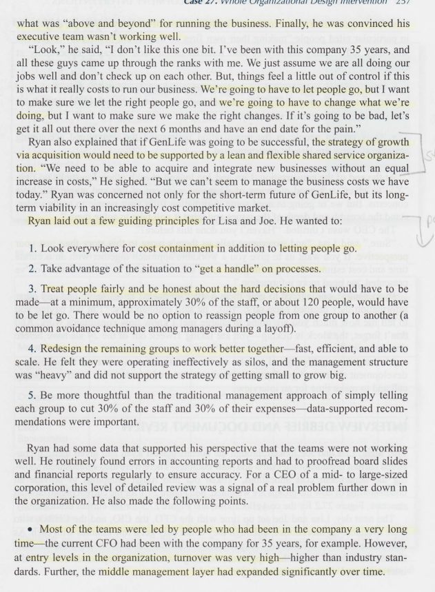 Given your analysis through the STAR Model, what are the key problems/issues