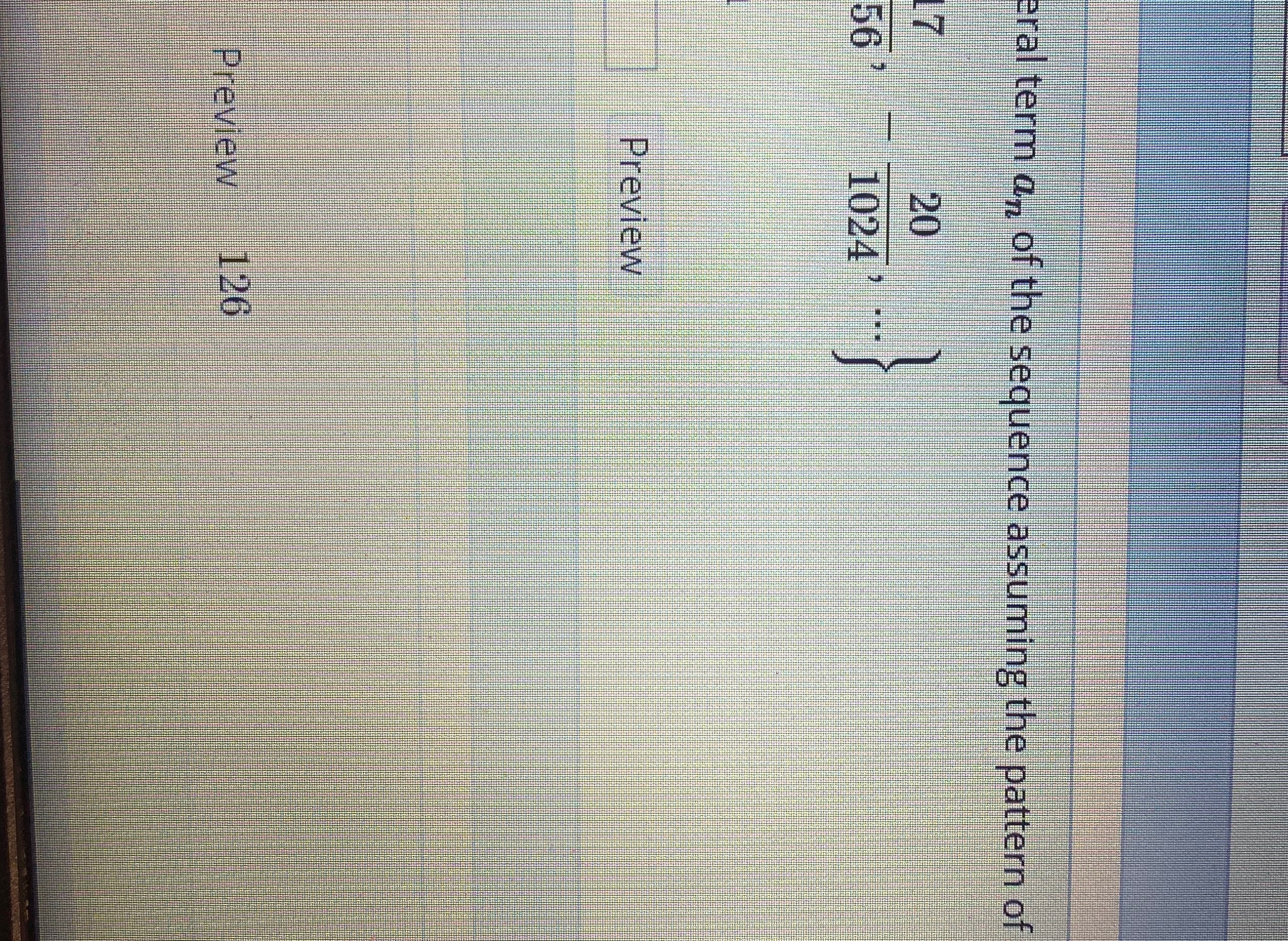 Hello please find a formula for the general term (a_n) of the