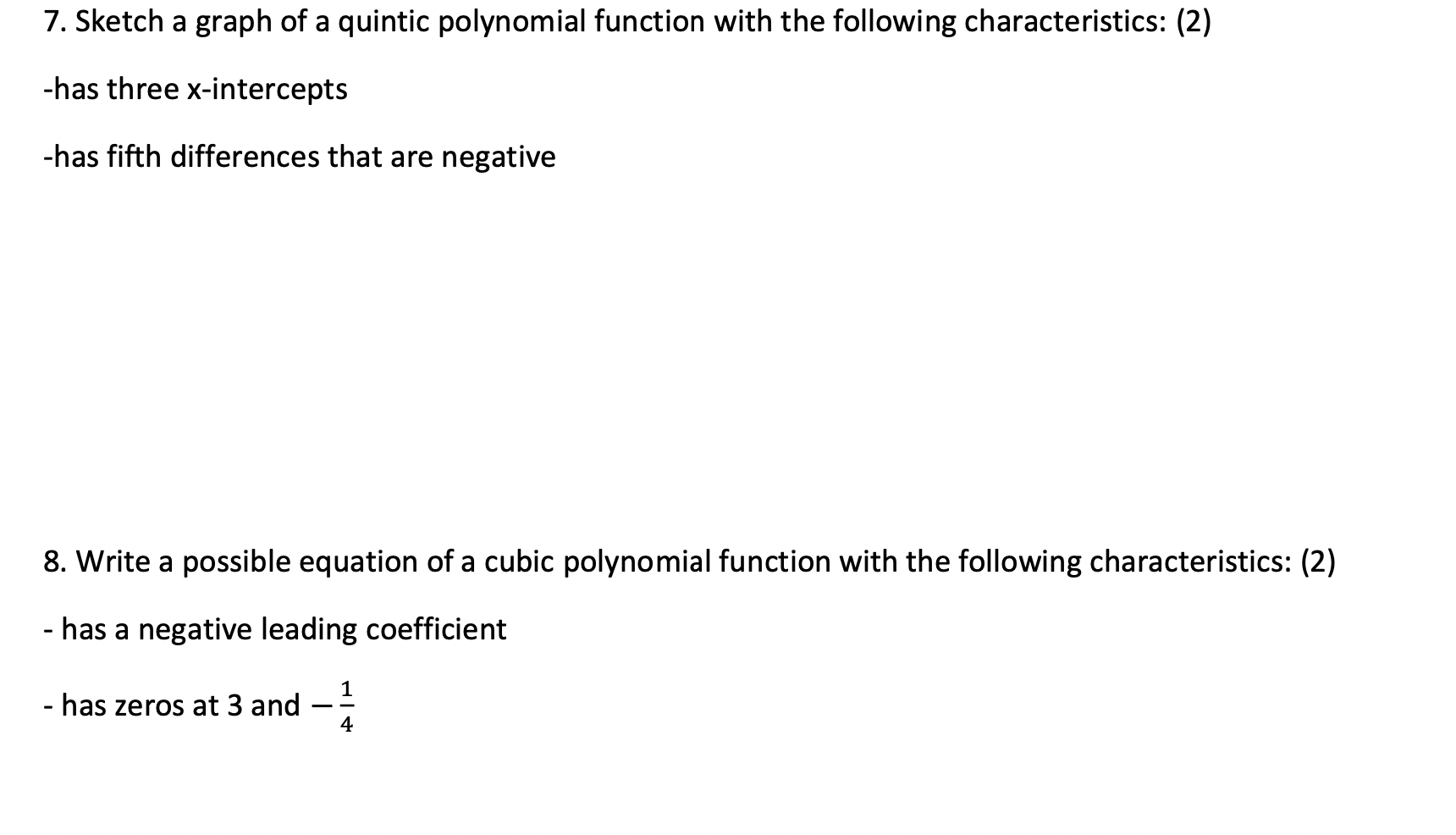 and range \f4. For the given graph state the least possible degree.