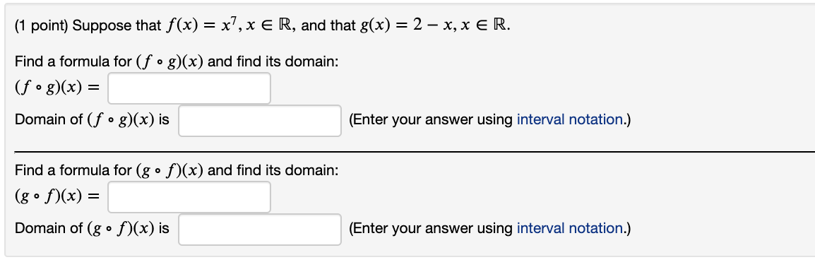what is the answer to the problems below. (1 point) Suppose that