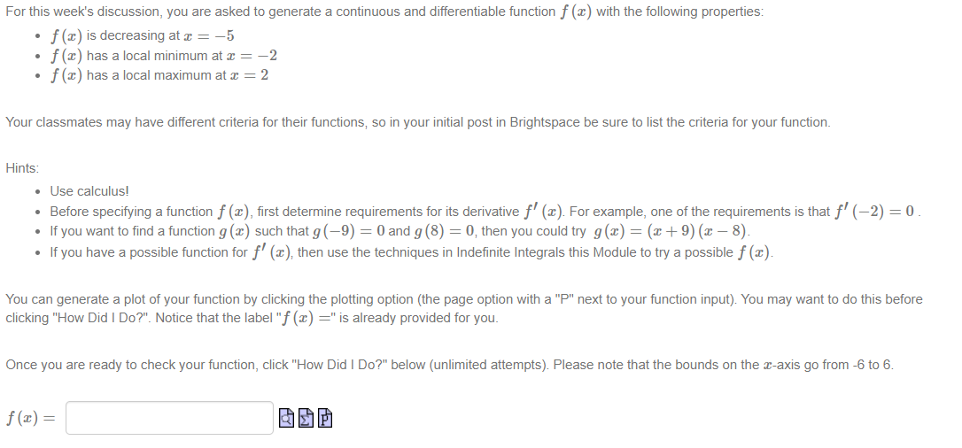 I need answer For this week's discussion, you are asked to generate
