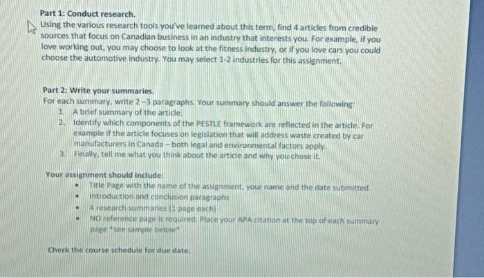 please add the links from you get the data Part 1: Conduct