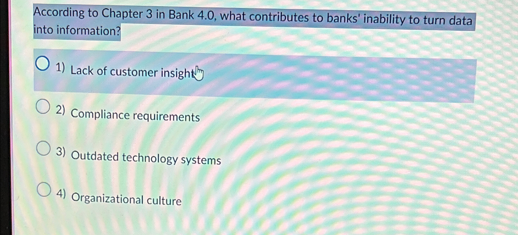  According to Chapter 3 in Bank 4.0, what contributes to banks'