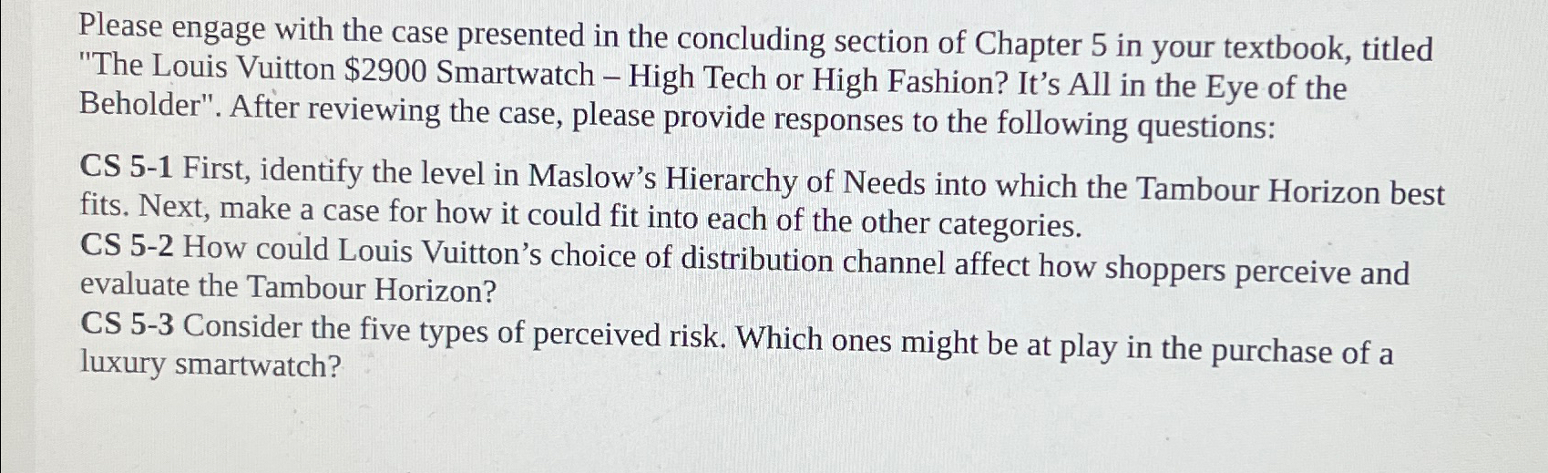  Please engage with the case presented in the concluding section of