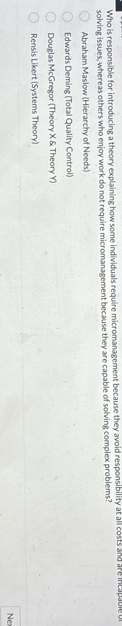  Who is responsible for introducing a theory explaining how some individuals