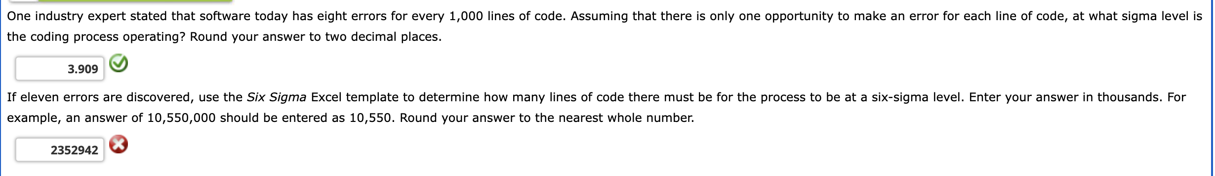  the coding process operating? Round your answer to two decimal places.