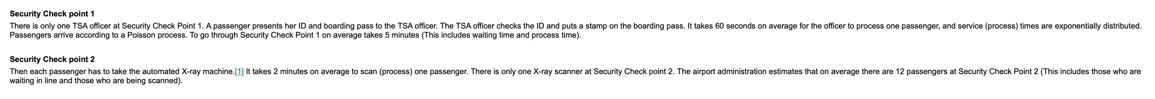  (4 points) How long does it take a customer to go