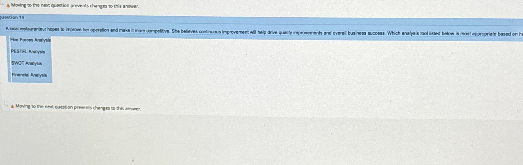  Moving to the next question prevents changes to this answer. Uestion