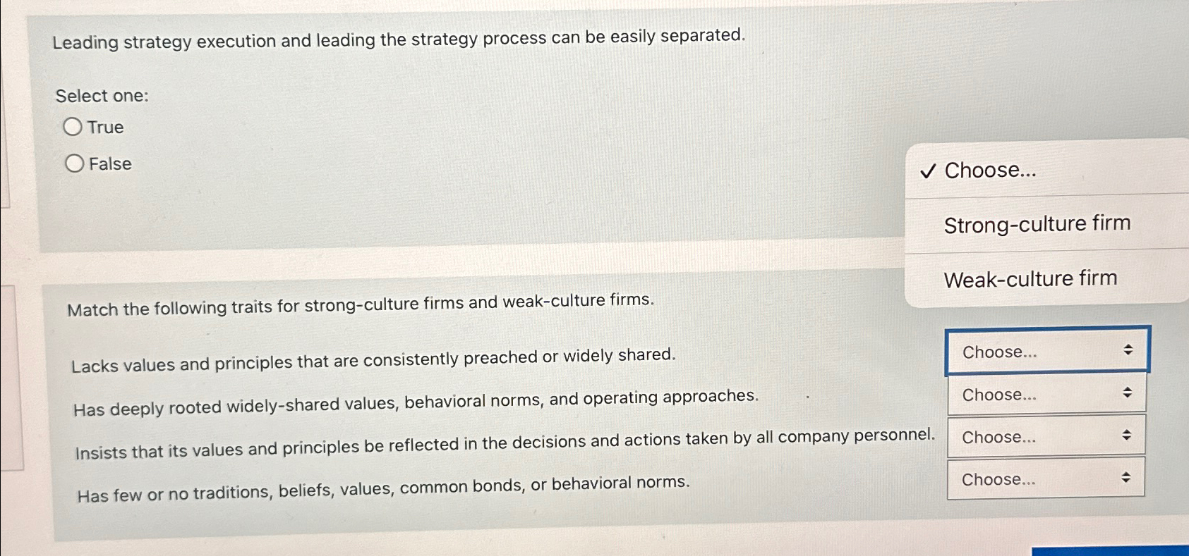  Leading strategy execution and leading the strategy process can be easily