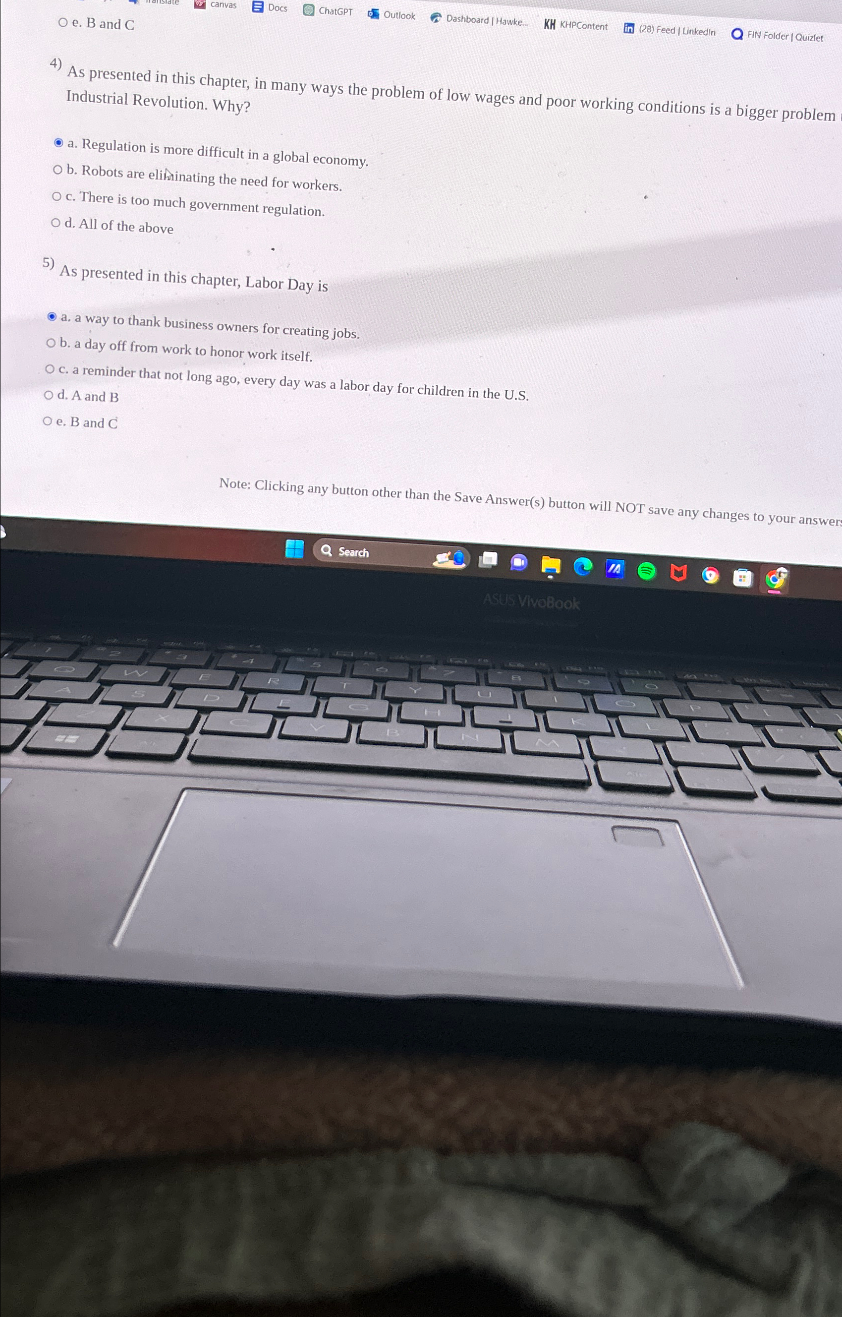  e. B and C canvas Docs ChatGPT Outlook Dashboard / Hawke.