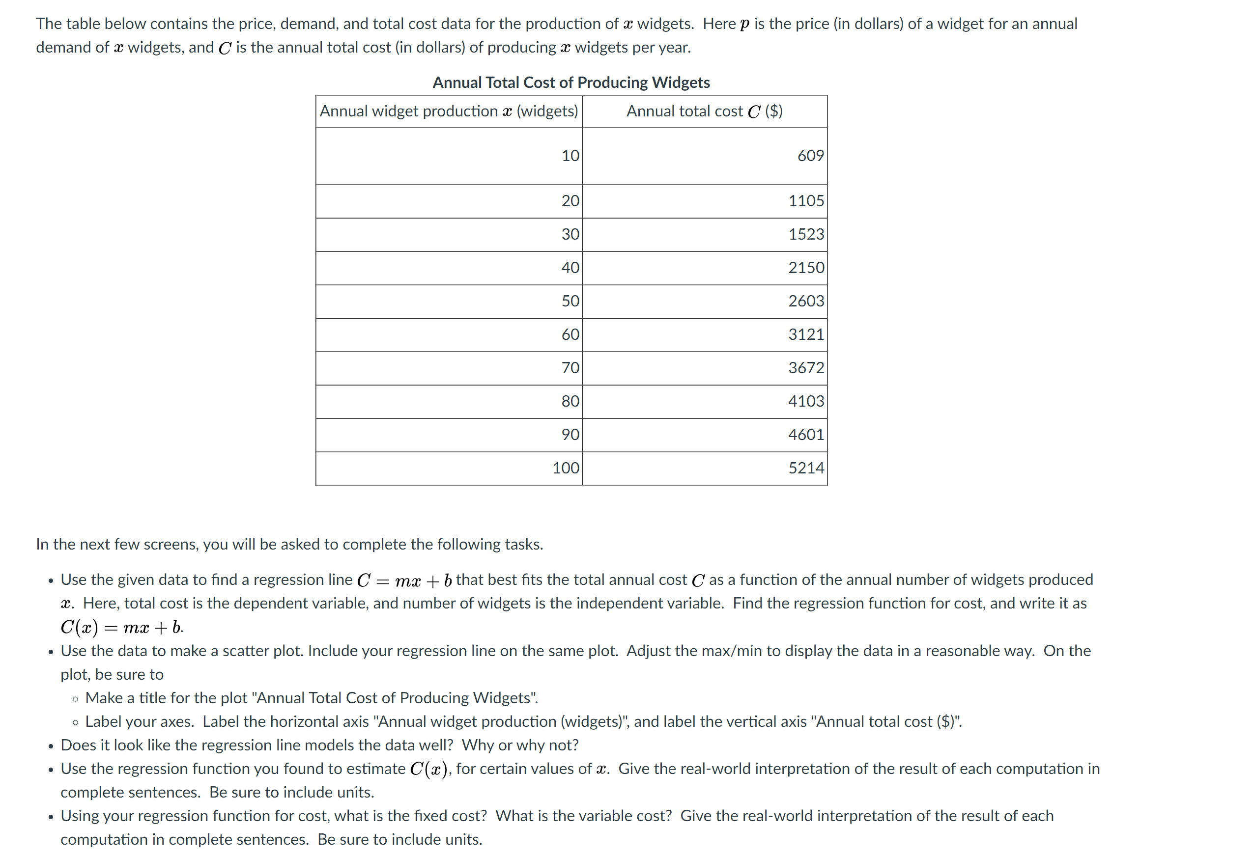C(12) : ma: + b with m rounded to the nearest tenth