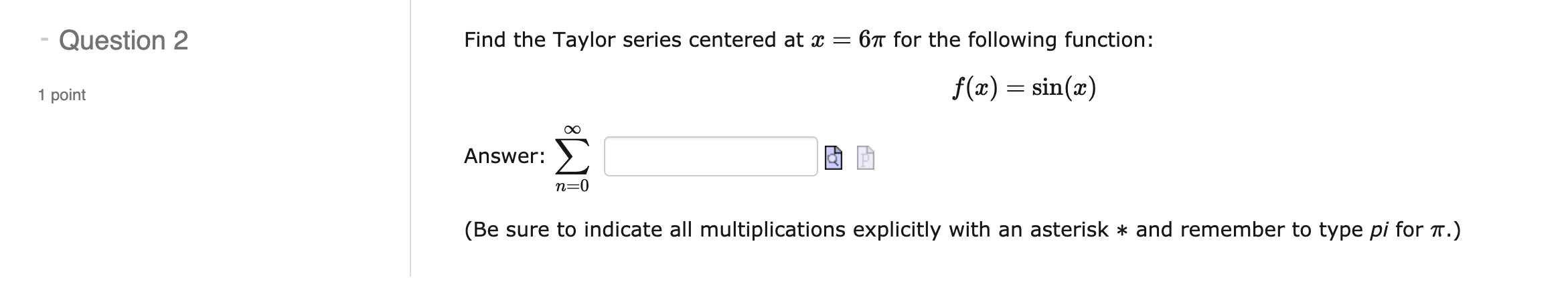 necessary, I just want to check my own answer. Question 1 Find