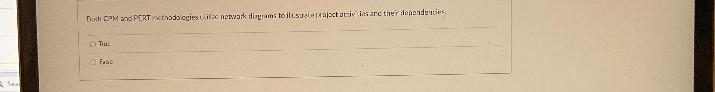  Both CPM and PERT methodologies utilize network diagrams to illustrate project