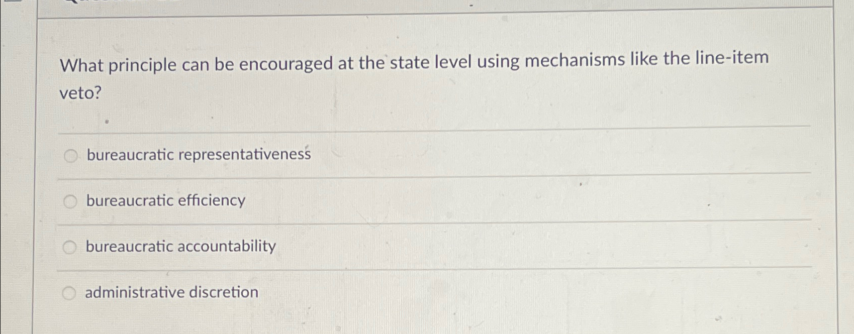  What principle can be encouraged at the state level using mechanisms
