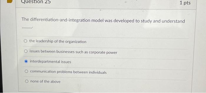 affected by the organization's power structure specialized practitioner skills objective at looking