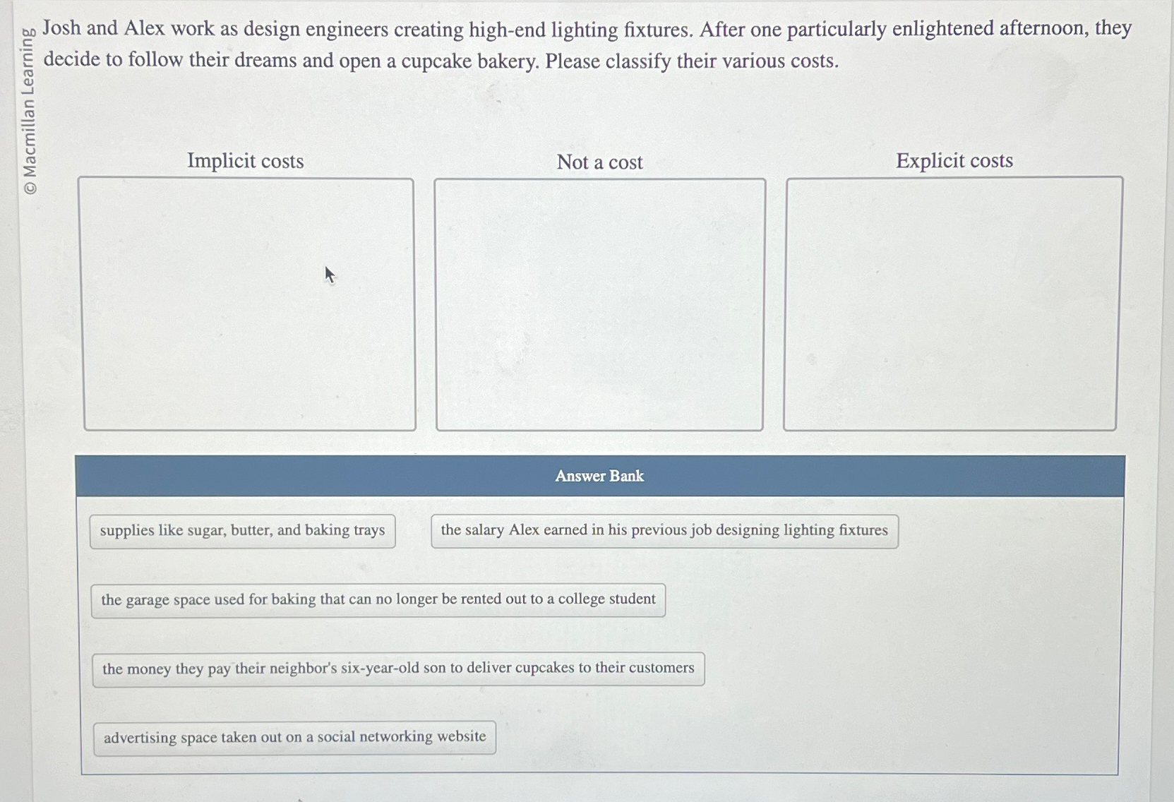  Josh and Alex work as design engineers creating high-end lighting fixtures.
