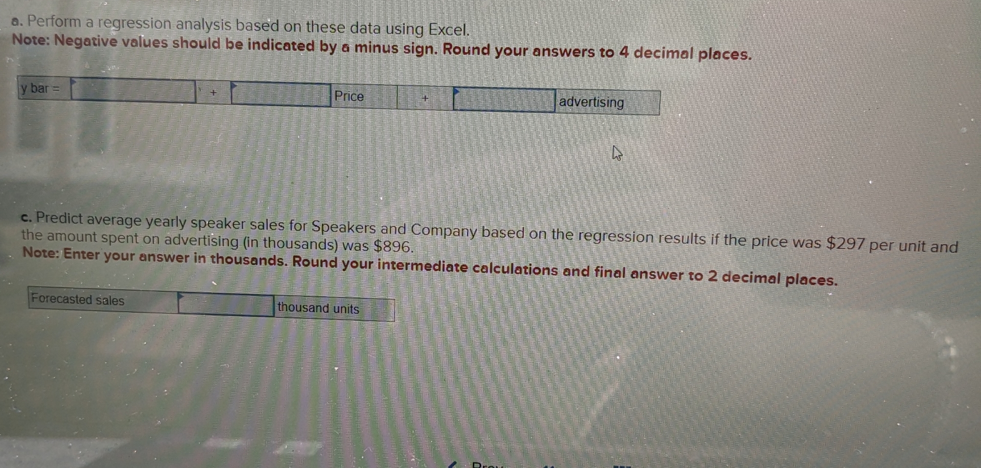  Problem 3-29(Algo) Mark Price, the new productions manager for Speakers and