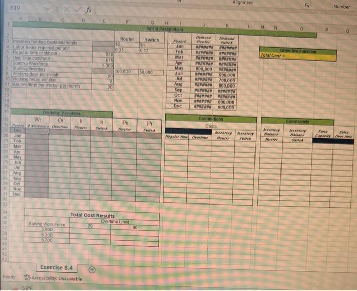  Total Cost = Total Cost =