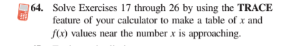 Please help with the practice question. show work. thank you. 64. Solve