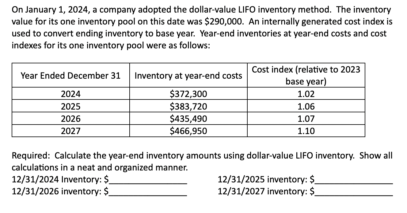 dear tutor,Please help to solve this problem along with explaination.best, On January