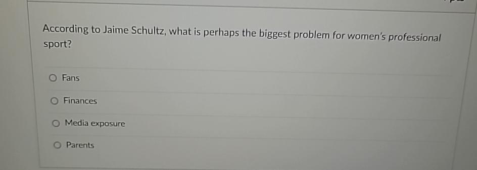  According to Jaime Schultz, what is perhaps the biggest problem for