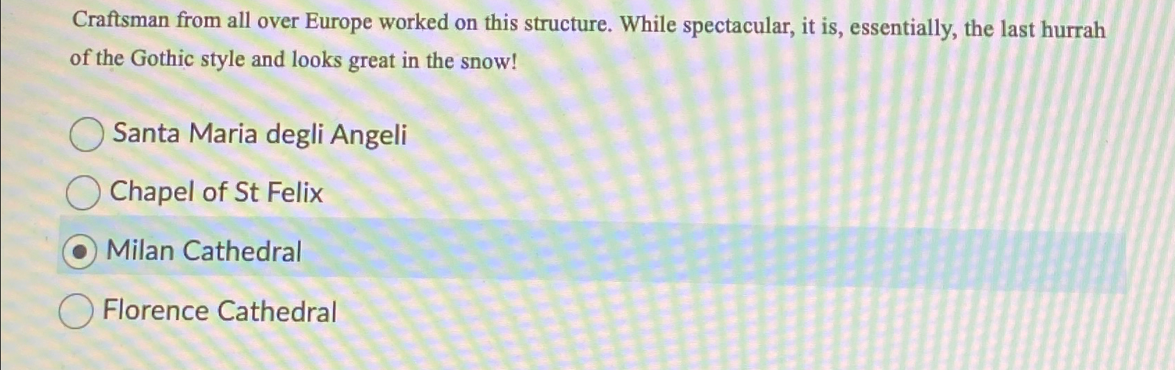  Craftsman from all over Europe worked on this structure. While spectacular,