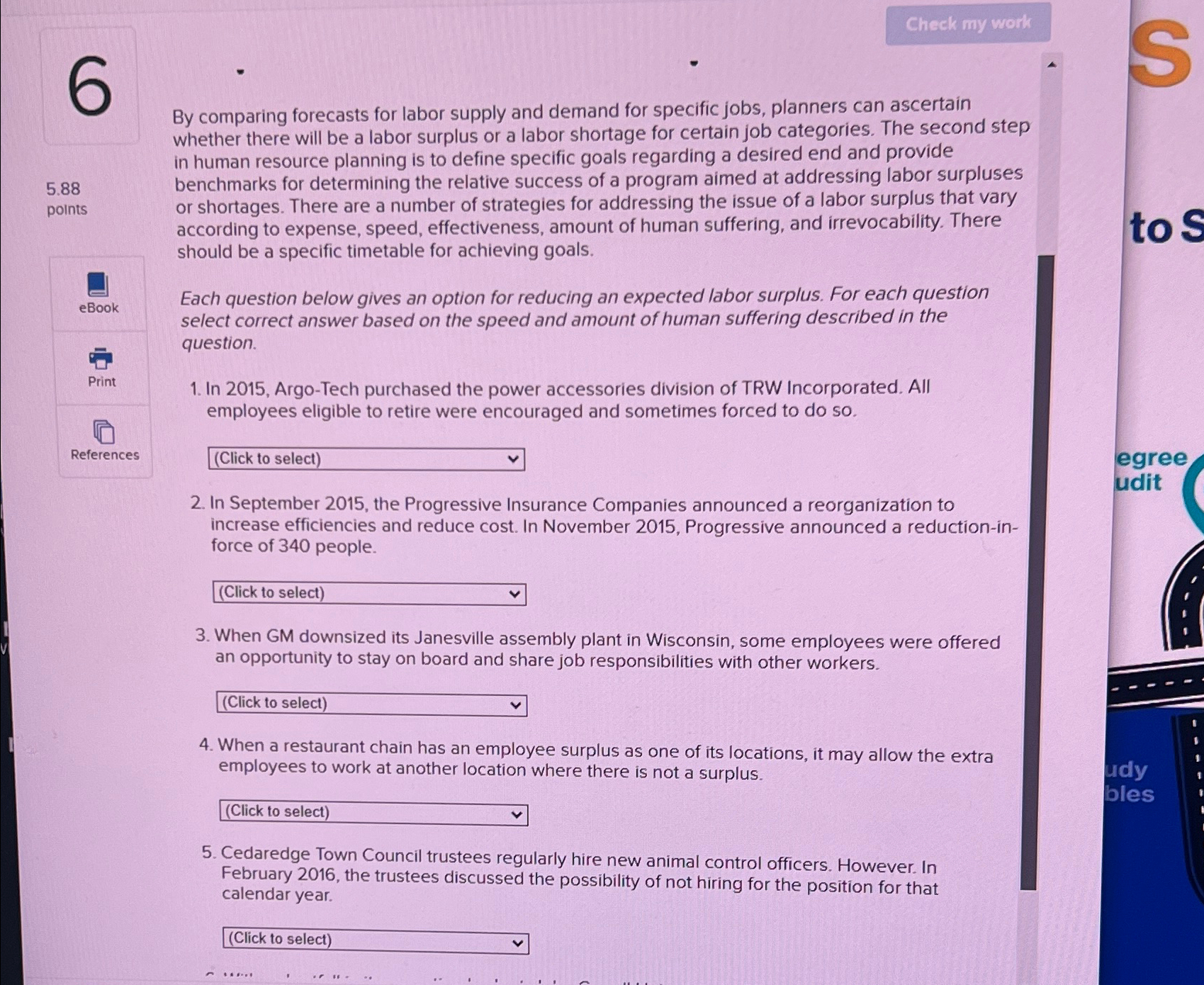  Check my work 6 5.88 points Pebook By comparing forecasts for