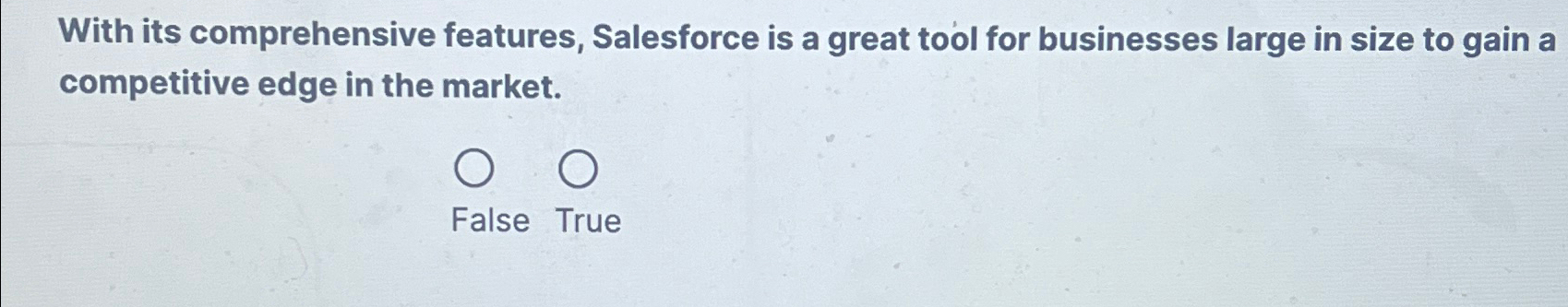  With its comprehensive features, Salesforce is a great tool for businesses
