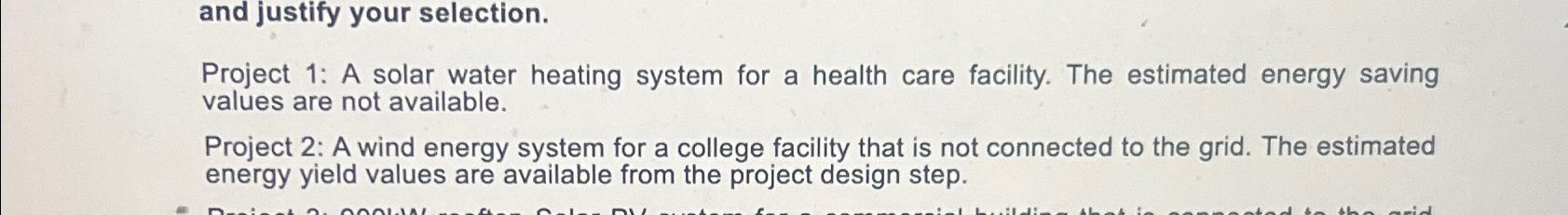  : A wind energy system for a college facility that is