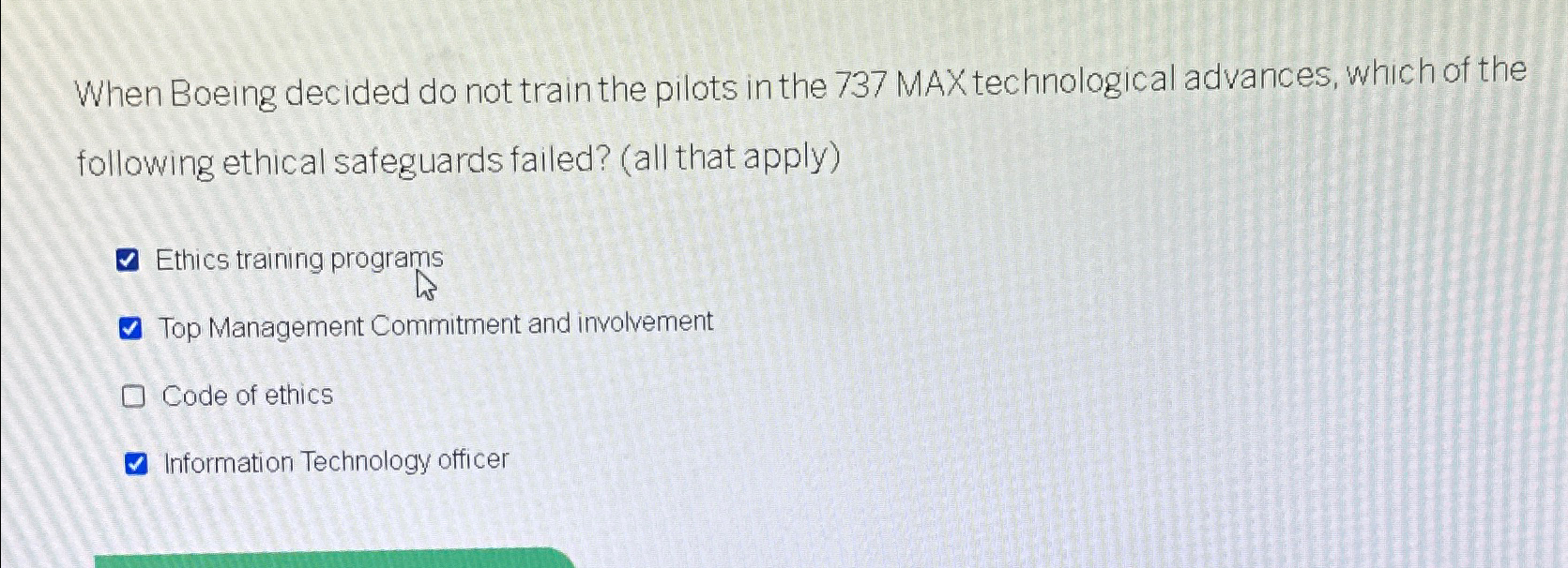  When Boeing decided do not train the pilots in the 737