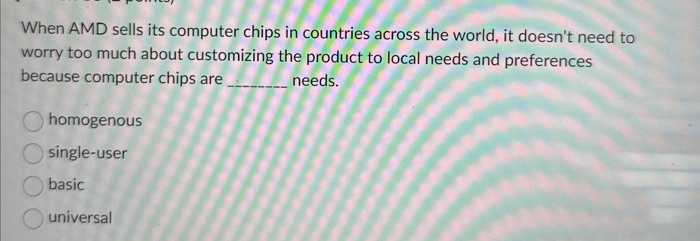  When AMD sells its computer chips in countries across the world,