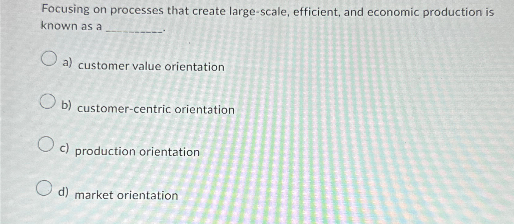  Focusing on processes that create large-scale, efficient, and economic production is