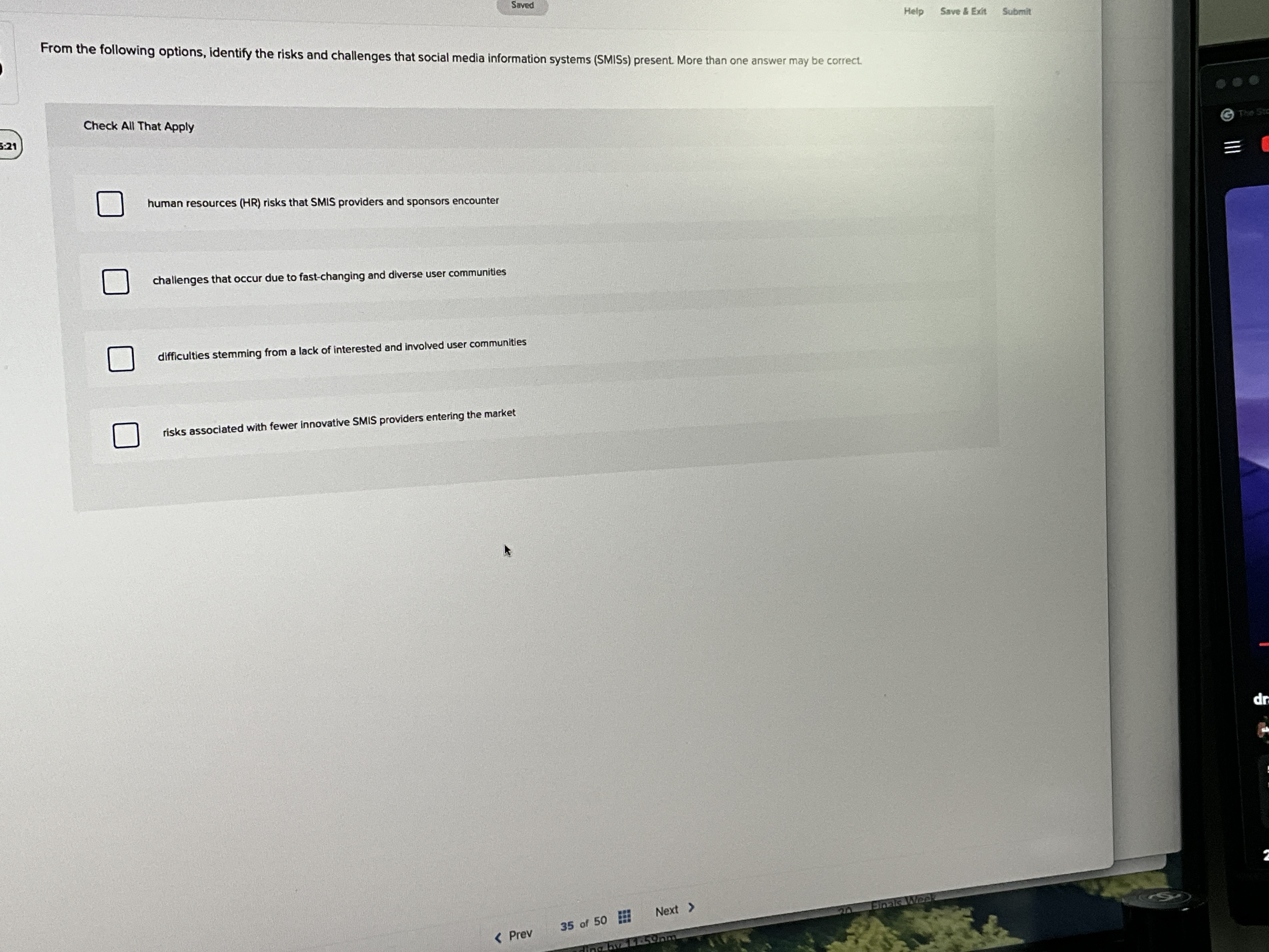  If you type =2+3**6 into a cell in a spreadsheet and