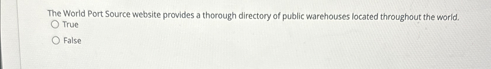 The World Port Source website provides a thorough directory of public