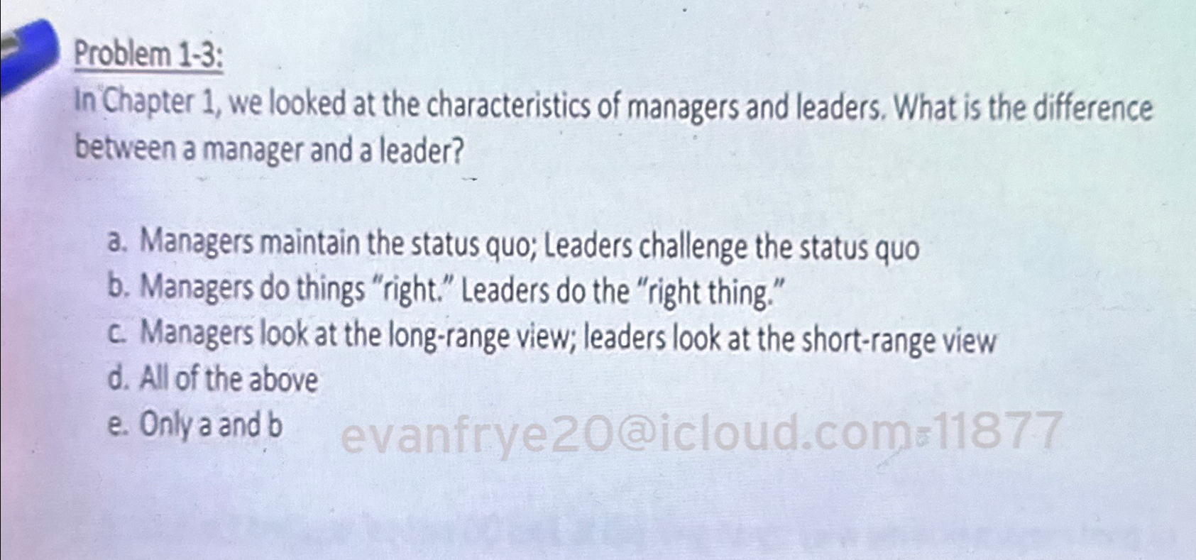  Problem 1-3: In Chapter 1, we looked at the characteristics of