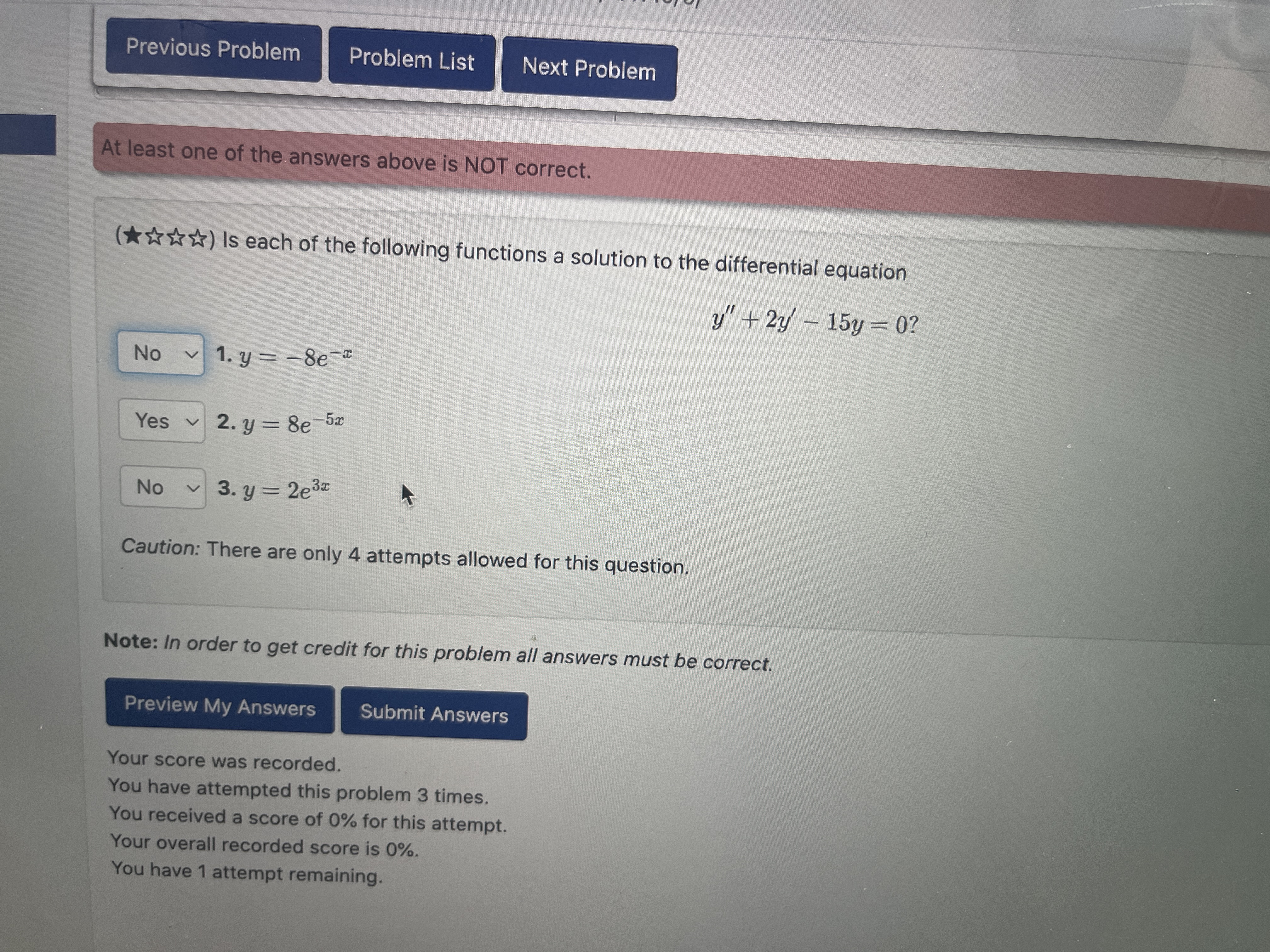  Previous Problem Problem List Next Problem At least one of the