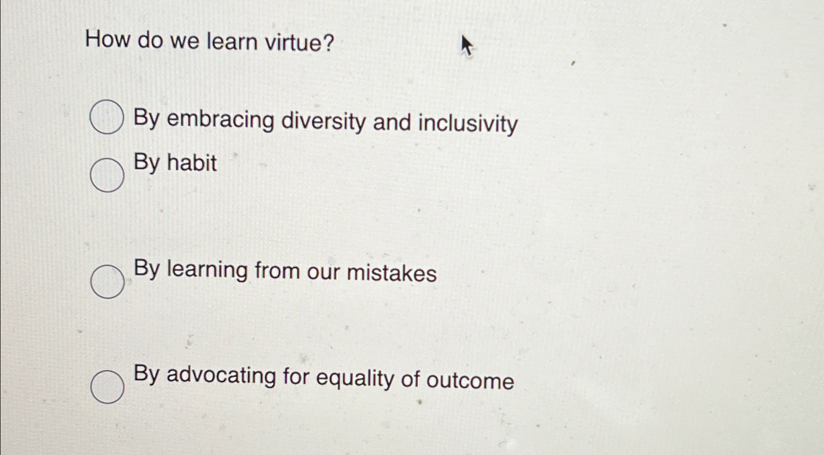 How do we learn virtue? By embracing diversity and inclusivity By