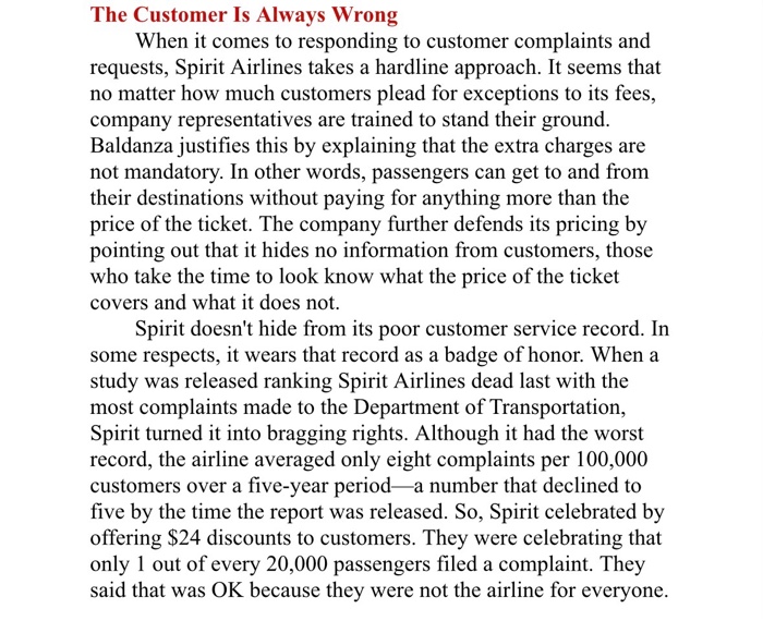 consumers? Value Equals Low Price Spirit Airlines first began scheduled flights in