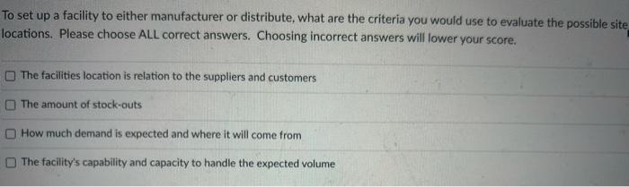 moved to more efficient facilit More flexible to swings in demand Which