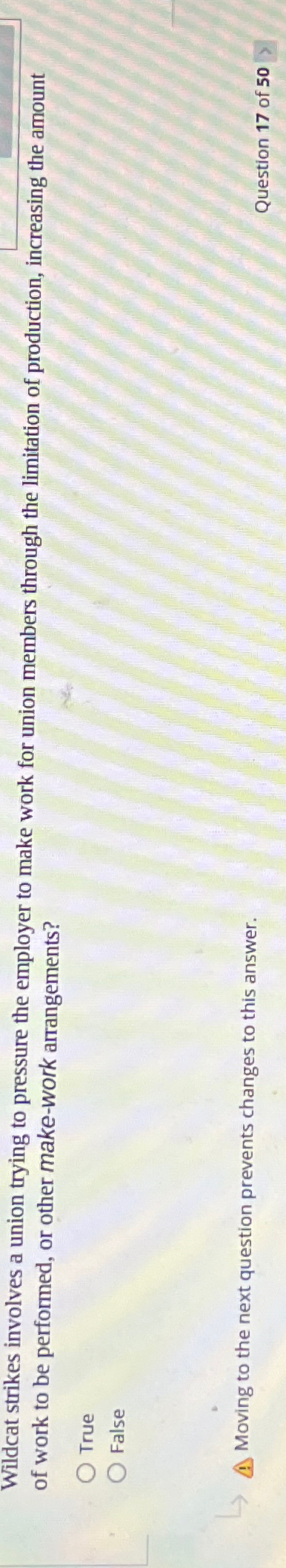  Wildcat strikes involves a union trying to pressure the employer to