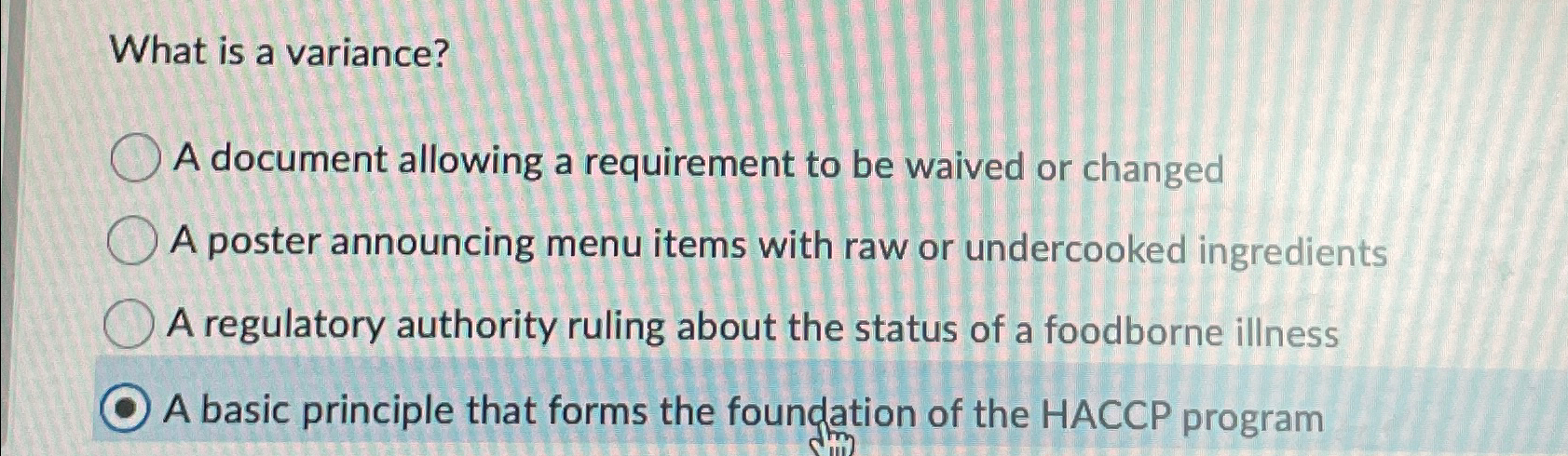  What is a variance? A document allowing a requirement to be